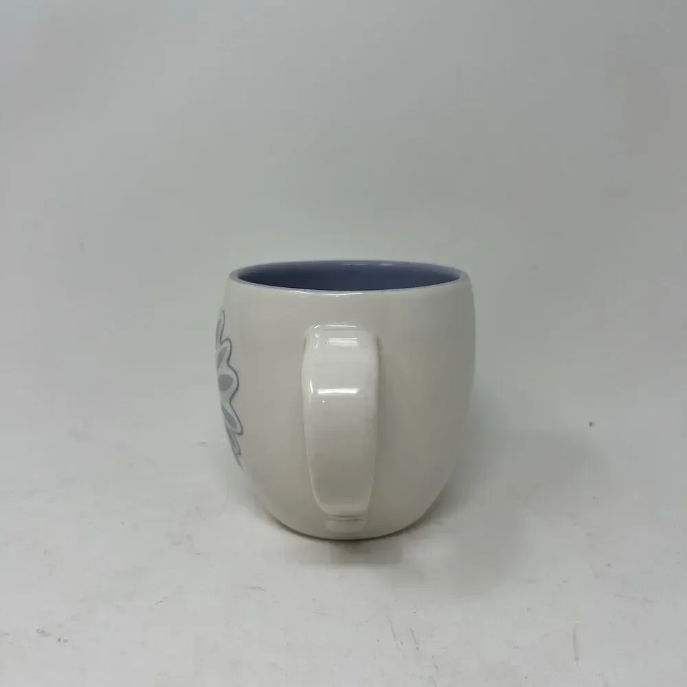 Starbucks 2006 3D Sculpted Flower Coffee Mug Cup Lavender 14oz